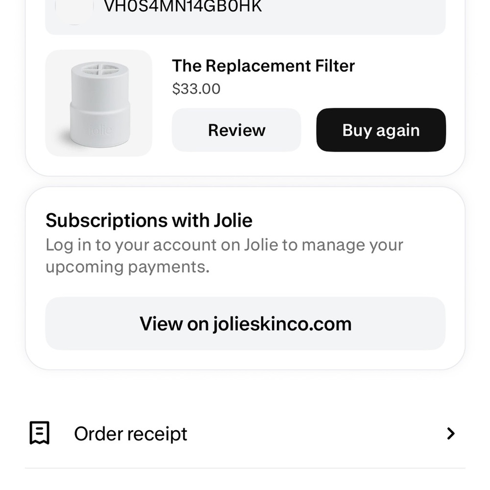 3 Jolie Showerhead Replacement Filters